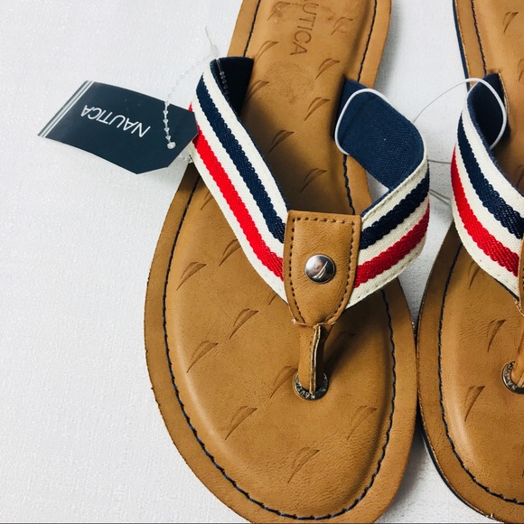 Náutica flips flops women sandals size 8.5 - Picture 4 of 6